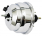 8" Dual Power Brake Booster, Chrome