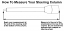 How to measure a steering column