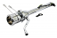 Tilt steering column with shifter, Chrome