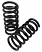 Moog CS638 1955-57 Chevy Belair Front Coil Springs OEM Replacement
