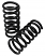 Moog CS638 1968-74 Chevy Nova Front Coil Springs, Stock Height