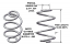 1967-72 Chevy Chevelle, GM A-Body, Rear Lowered Coil Spring Specs