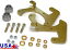 1953-62 CHEVY CORVETTE, DISC BRAKE CONVERSION KIT, LG. GM CALIPER (DB5362)