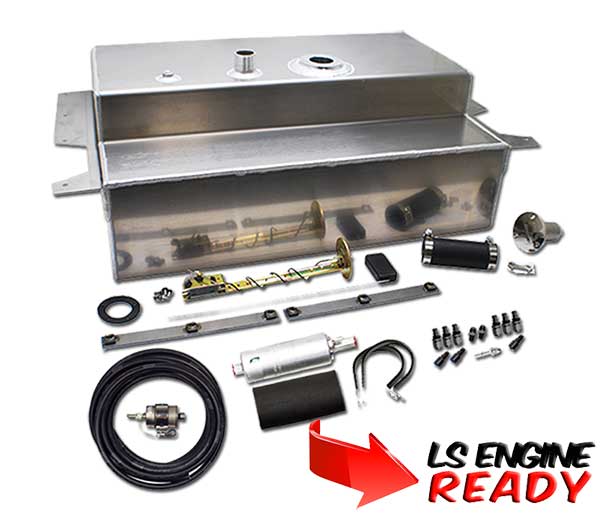 1955 59 Chevy Truck Aluminum Gas Tank Combo Kit For Efi Conversion 19