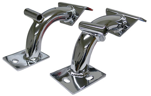 1963-72 Chevy C10, C20 Truck Tubular Engine Mount Brackets, V-8, Chrome 1963-72 Chevy C10, C20 Truck Tubular Engine Mount Brackets, V-8, Chrome