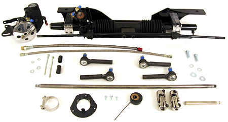 Ford rack and pinion steering conversion