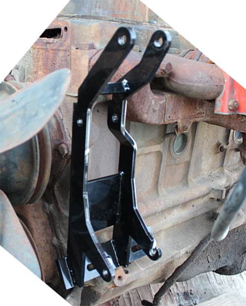 Power Steering Pump and Alternator Bracket Kit, 235 6 Cylinder
