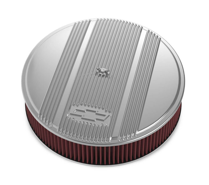 Holley Vintage Series GM Licensed 14" Finned Air Cleaner Assembly 