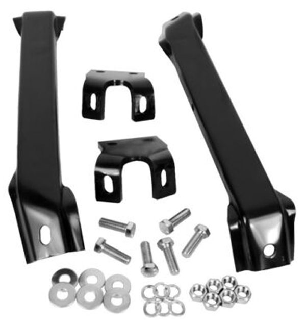 Front Bumper Brackets, 1955-57 Chevy, GMC Truck