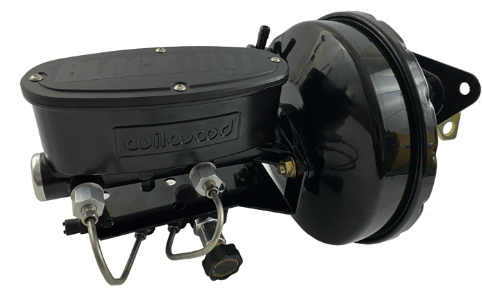 1967-70 Ford Mustang BlackOut Power Brake Booster with Wilwood Master Cylinder