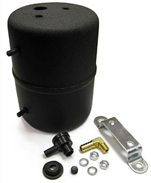 Vacuum Reservoir Canister, Remote Type, Power Brakes, Black Vacuum Reservoir Canister, Remote Type, Power Brakes, Black