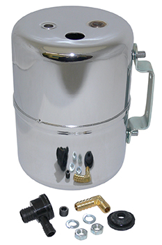 Vacuum Reservoir Canister, Remote Type, Power Brakes, Chrome Vacuum Reservoir Canister, Remote Type, Power Brakes, Chrome