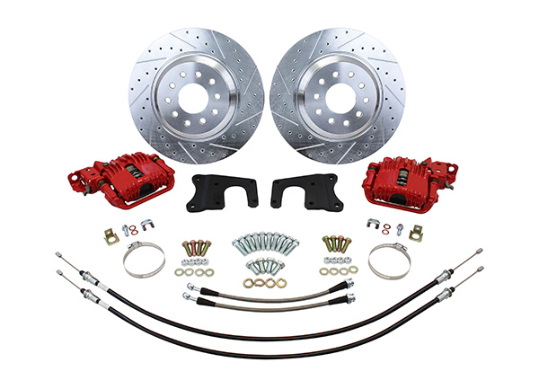 POL - Disc Brake Conversion, Ford 9" Rear End, 13" Rotors