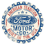 Ford Built in the USA Aluminum Sign