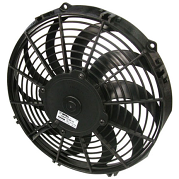 SPAL Electric Fan, 10" Low Profile, Curved Blade