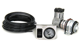 RideTech 30111500 - Small "OverLoad" Style Compressor Kit, Single Switch