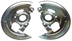 62-74 Chevy 2-Nova, 64-72 GM A Body, 67-69 Chevy Camaro-Pontiac Firebird, Disc Brakes Dust Shields, Set