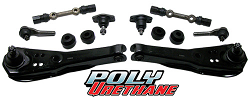1964-66 Ford Mustang Front Suspension Rebuild Kit, Economy, Polyurethane Bushings