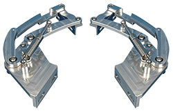 1955-57 Chevy, GMC Truck 3100 Billet Aluminum Hood Hinge Set