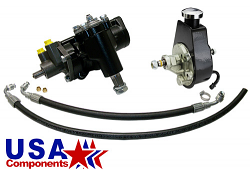 1958-64 Chevy Impala Power Steering Conversion, 600 Series Gear Box