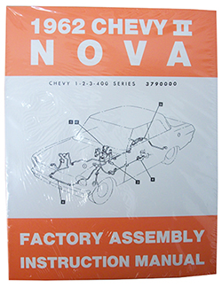 1962 CHEVY NOVA, CHEVY II FACTORY ASSEMBLY MANUAL
