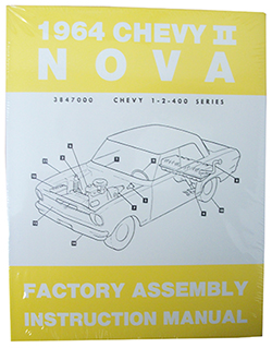 1964 CHEVY NOVA, CHEVY II FACTORY ASSEMBLY MANUAL