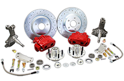 1964-72 Pontiac GTO Disc Brake Conversion, 13" Rotors, 2" Drop Spindles