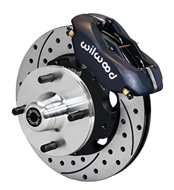 1965-66 Ford Mustang, 4 Lug Wilwood Forged Dynalite Pro Series Front Brake Kits