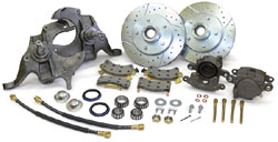 1964-72 Pontiac GTO Disc Brake Conversion Kit, 2" Drop Spindles
