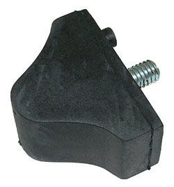 GM Early Style Lower Control Arm Bump Stop, Rubber, Ea