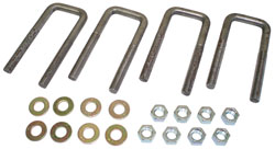 1948-60 Ford F-1 and Ford F-100 Truck, Leaf Spring Ubolt Kit, REAR