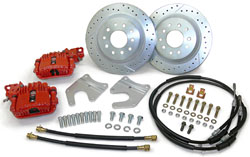 1958-70 Chevy Impala Disc Brake Conversion Kit, Rear, 12" Rotors, OE Rearend